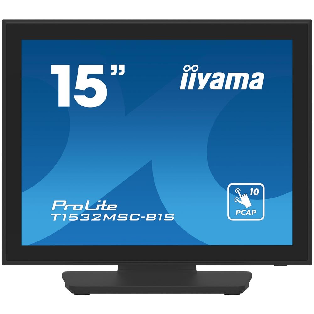 Monitor 15" LCD T1532MSC-B1S Multi Touch 1024×768 Tempo di Risposta 8ms - Foto 1