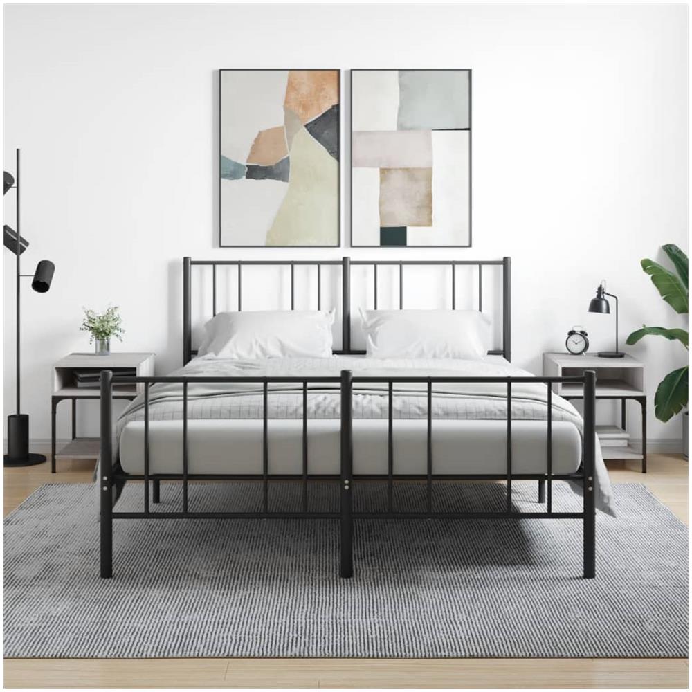 Comodini 2 Pz Grigio Sonoma 40x41x50 Cm In Legno Multistrato - Foto 1