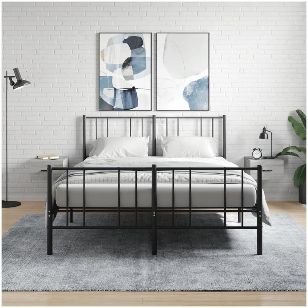 Comodini A Muro 2 Pz Grigio Sonoma 35x35x20 Cm - Foto 1