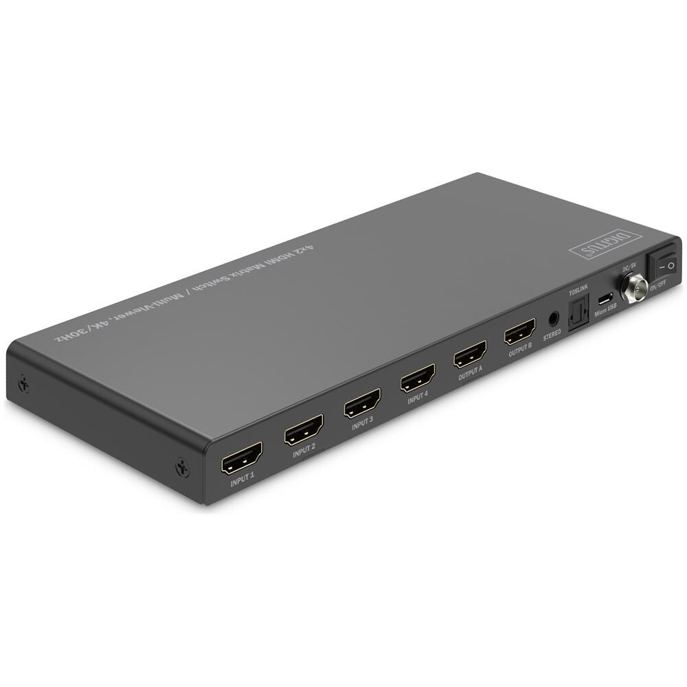 Switch 4x2 HDMI Matrix Multi-Viewer 4K / 30Hz Stereo Nero - Foto 2