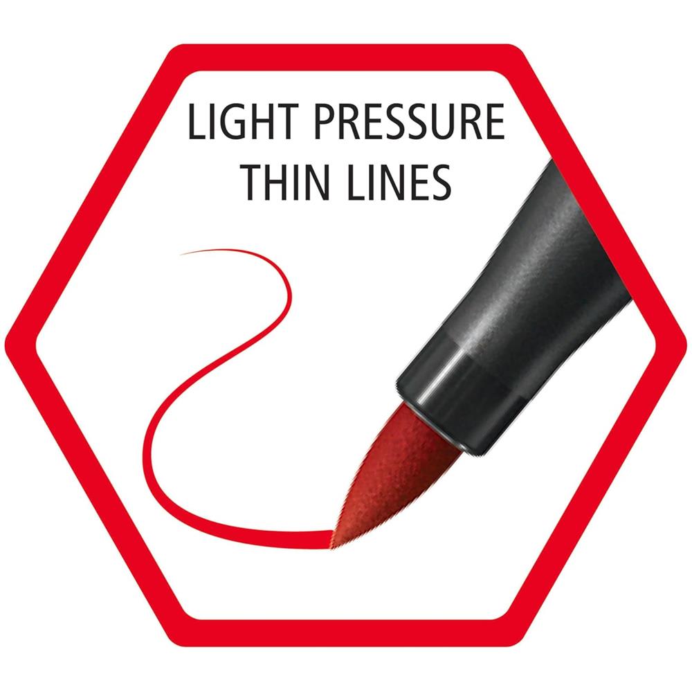 Pen 68 brush - Pennarello Premium con punta a pennello - Confezione da 10 - Bruno - Foto 8