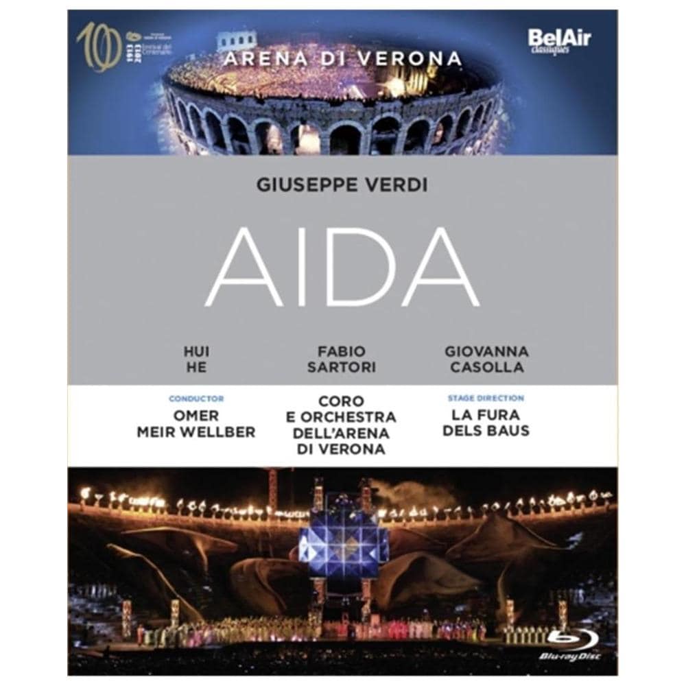 Verdi Giuseppe - Aida - Wellber Omer Meir Dir / aida: Hui He Radames: Fabio Sartori Amneris: Giovanna Casolla Amonasro: Ambrogio Maestri Ramfis: - Foto 1