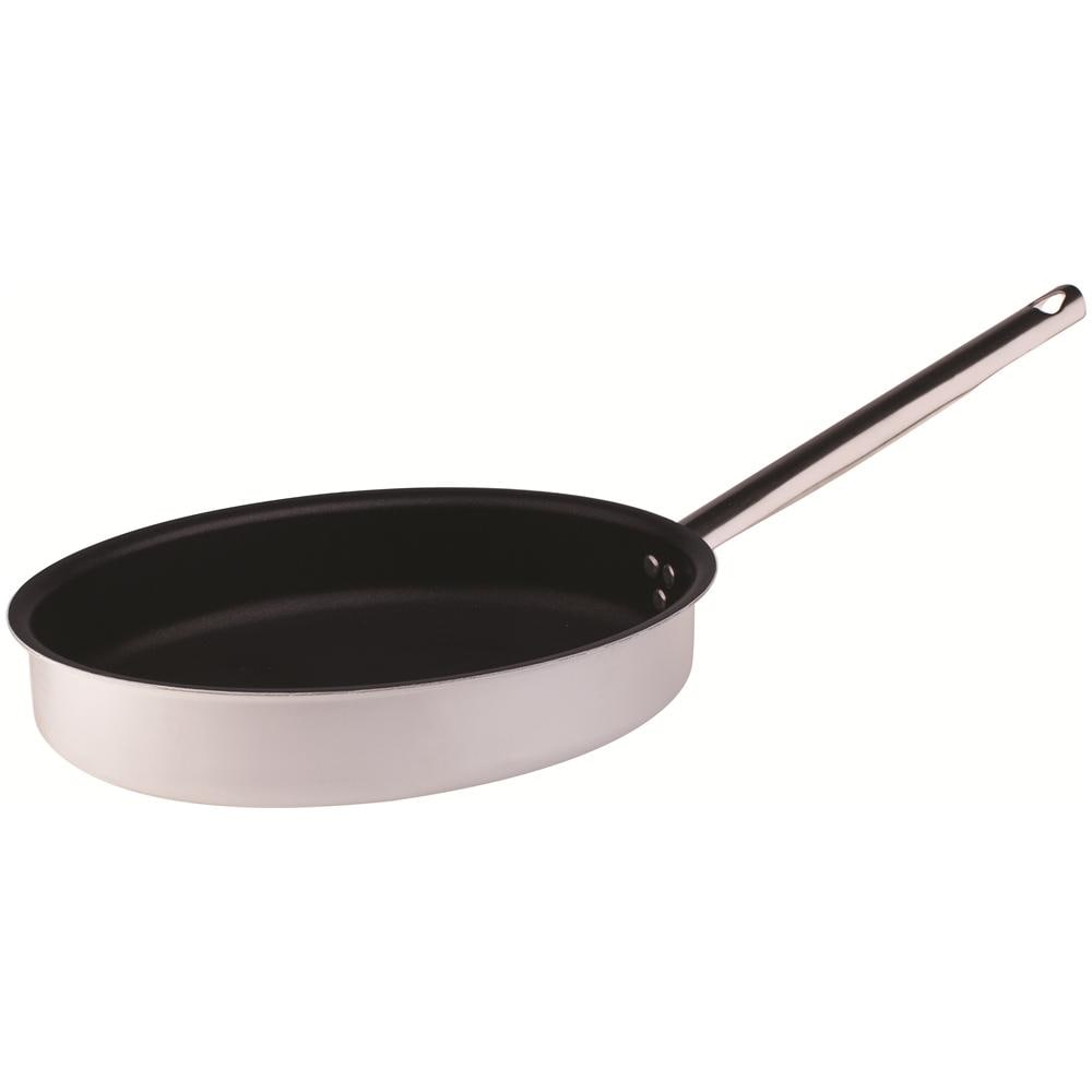 Padella Ovale 1 Manico Diametro 30 cm - Linea Alluminio Platinum 3 mm - Foto 1