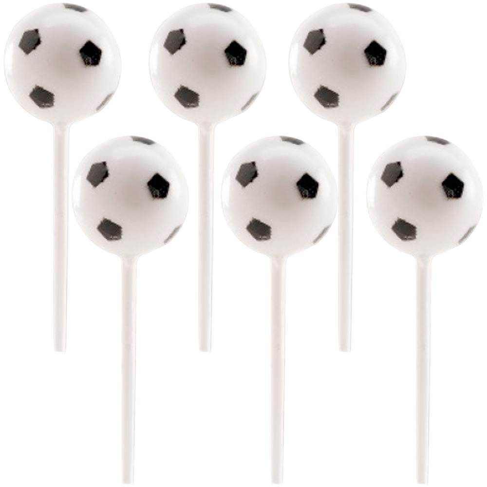 Dekora - 6 Palloni Di Calcio Su Bastoncino - Foto 1