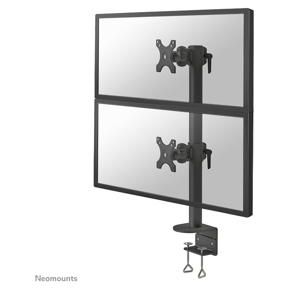 Supporto da Scrivania FPMA-D960DVBLACKPLUS per 2 Monitor Curvi - Foto 1