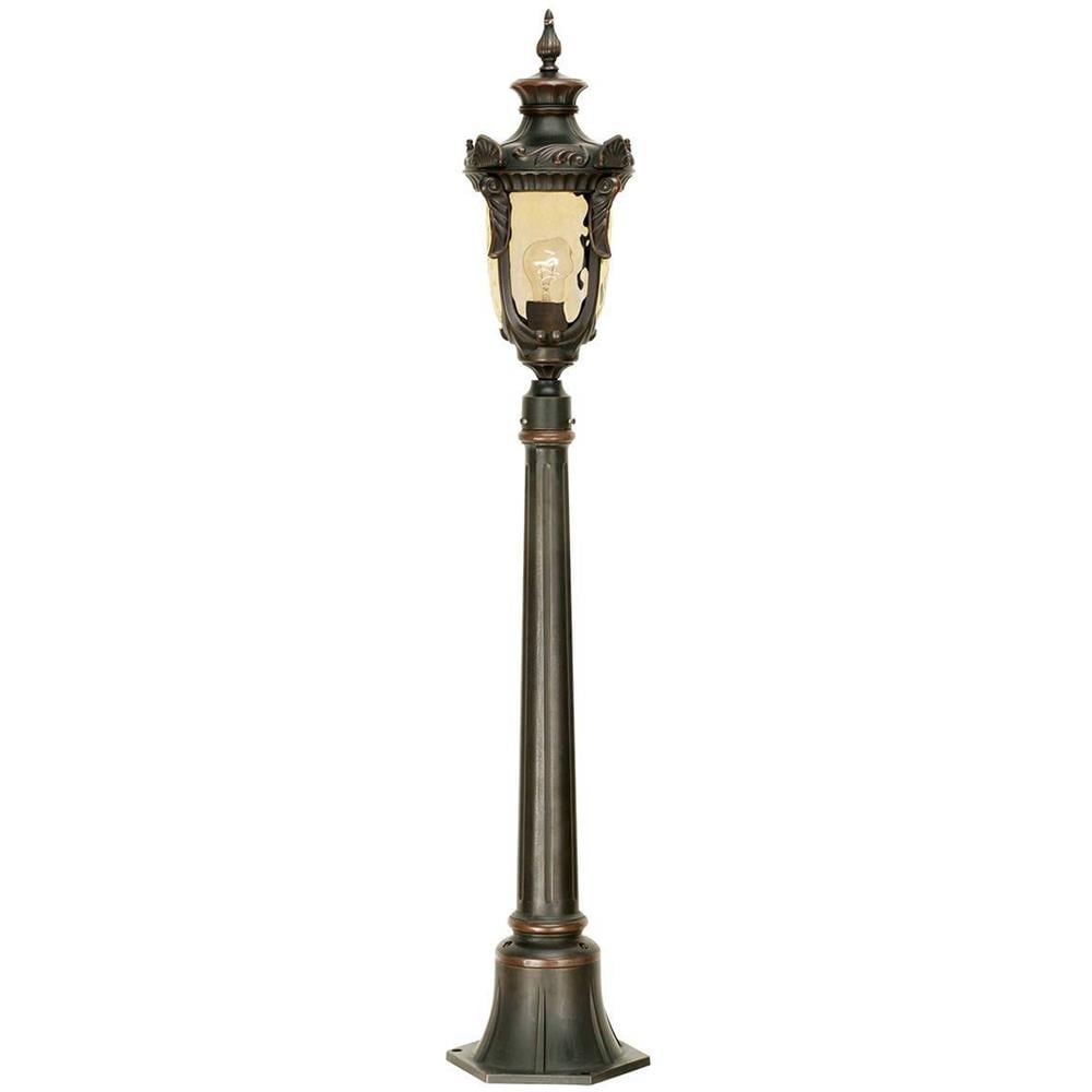Lampioncino Paletto Da Esterno Medio 1 Luce Bronzo Antico Ip44, E27 - Foto 1