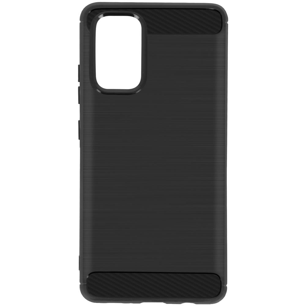 Cover Flessibile Samsung Galaxy A32 Effetto Levigato E Carbonio Nera - Foto 1