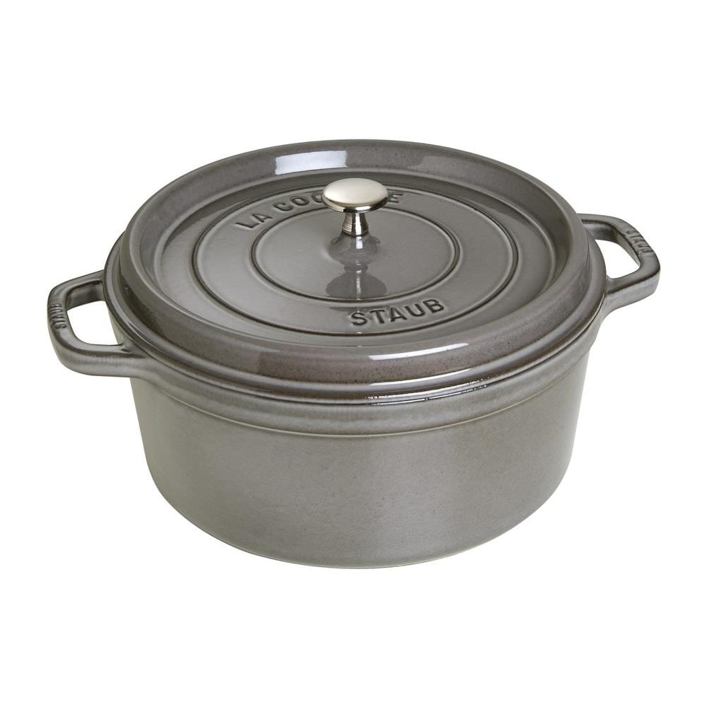 Cocotte in Ghisa con Coperchio Diametro 26 cm Capacità 5 lt Colore Grigio - Linea La Cocotte - Foto 6