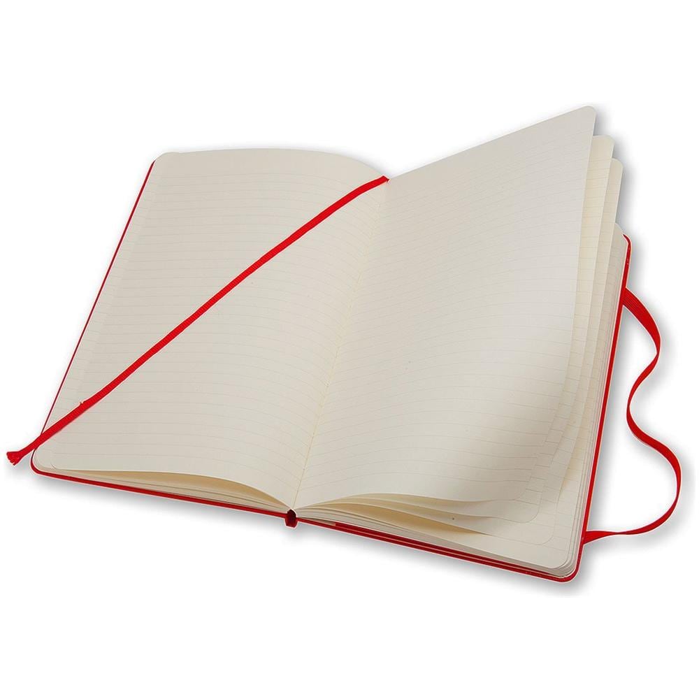 Taccuino Colour Copertina Rigida Pocket A Righe Larghe - Rosso - Foto 2