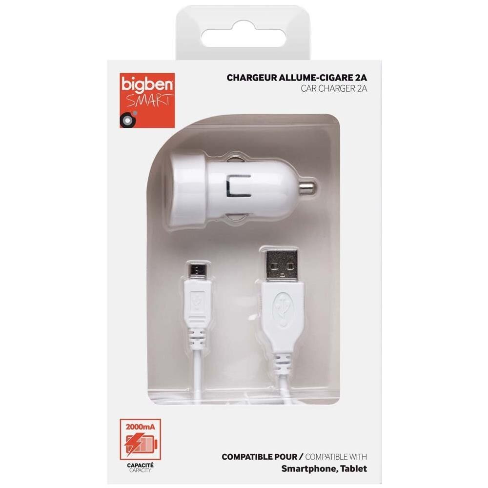 Interactive BC269113, Auto, Universale, Accendisigari, USB, Contatto, Bianco, micro USB - Foto 1