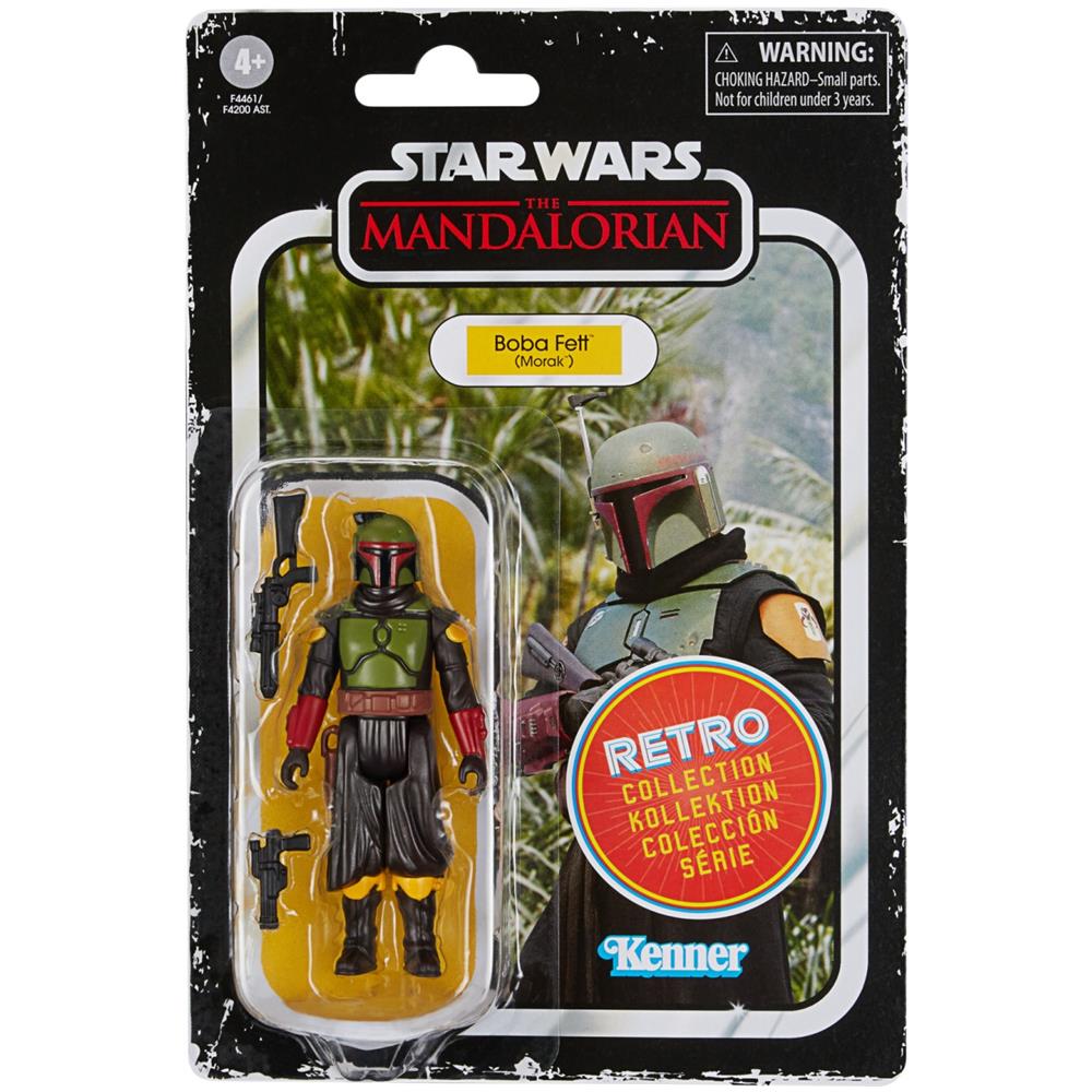 Star Wars: - The Mandalorian Boba Fett Morak Coleccion Retro Figura - Foto 1