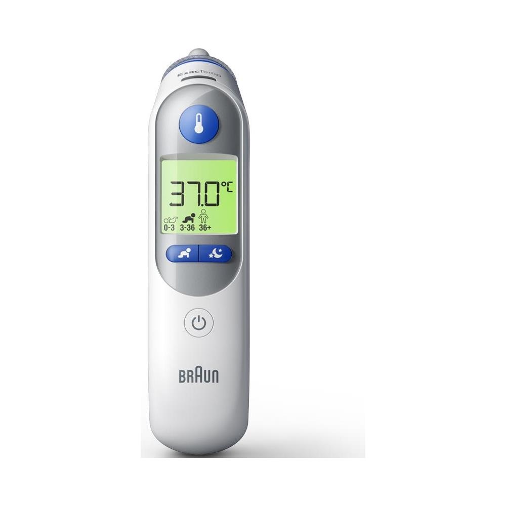 Thermoscan 7+ Termometro A Contatto Bianco Orecchio Pulsanti - Foto 1