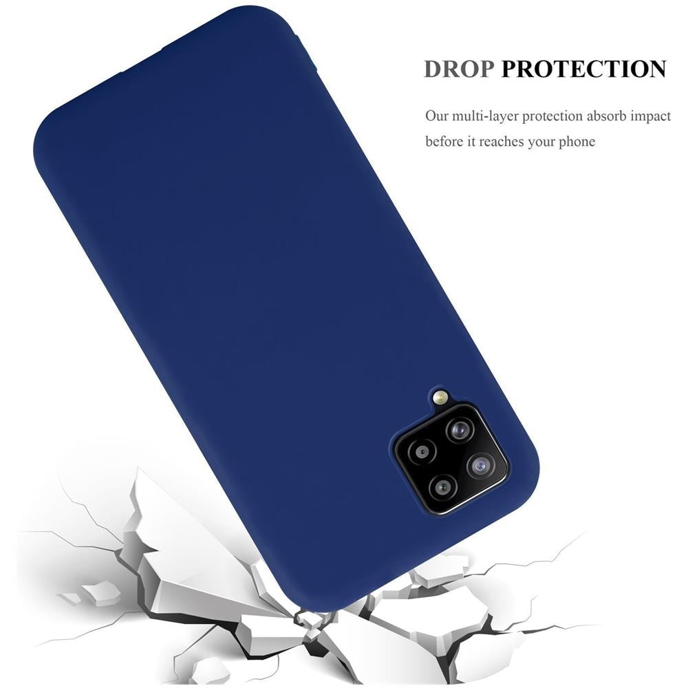 Custodia Compatibile Con Samsung Galaxy A42 In Candy Blu Scuro - Coperchio Protettivo In Silicone Tpu Flessibile - Foto 8