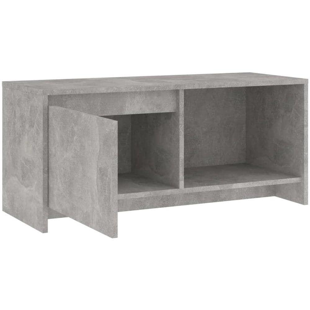 Mobile TV Grigio Cemento 90x35x40 cm in Truciolato - Foto 7