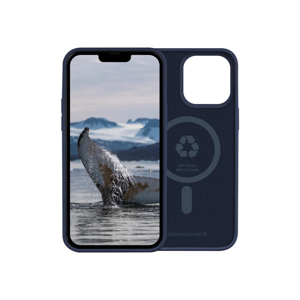 Monaco - Custodia per iPhone 14 Pro Max in Plastica Riciclata - Blu - Foto 1