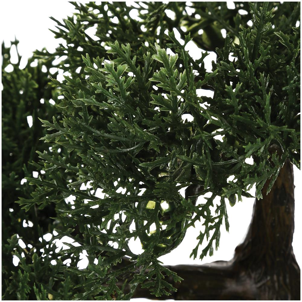 Pianta Bonsai Artificiale Con Vaso Verde - Foto 2