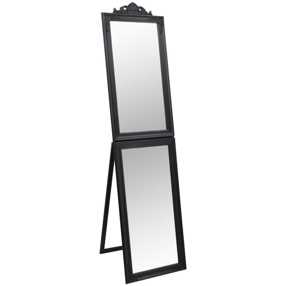 Specchio Autoportante Nero 45x180 Cm - Foto 2