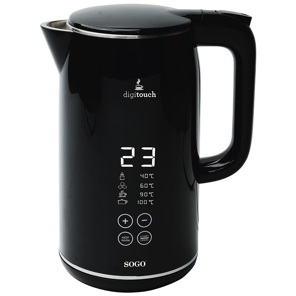 Bollitore Elettrico 2200 W 1.7 Litri Display Digitale E Comandi Touch - Foto 1