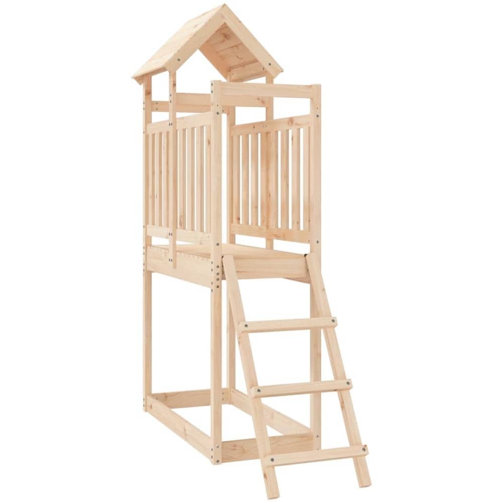 Set da Gioco da Esterno 53x110x214 cm in Legno Massello di Pino - Foto 1