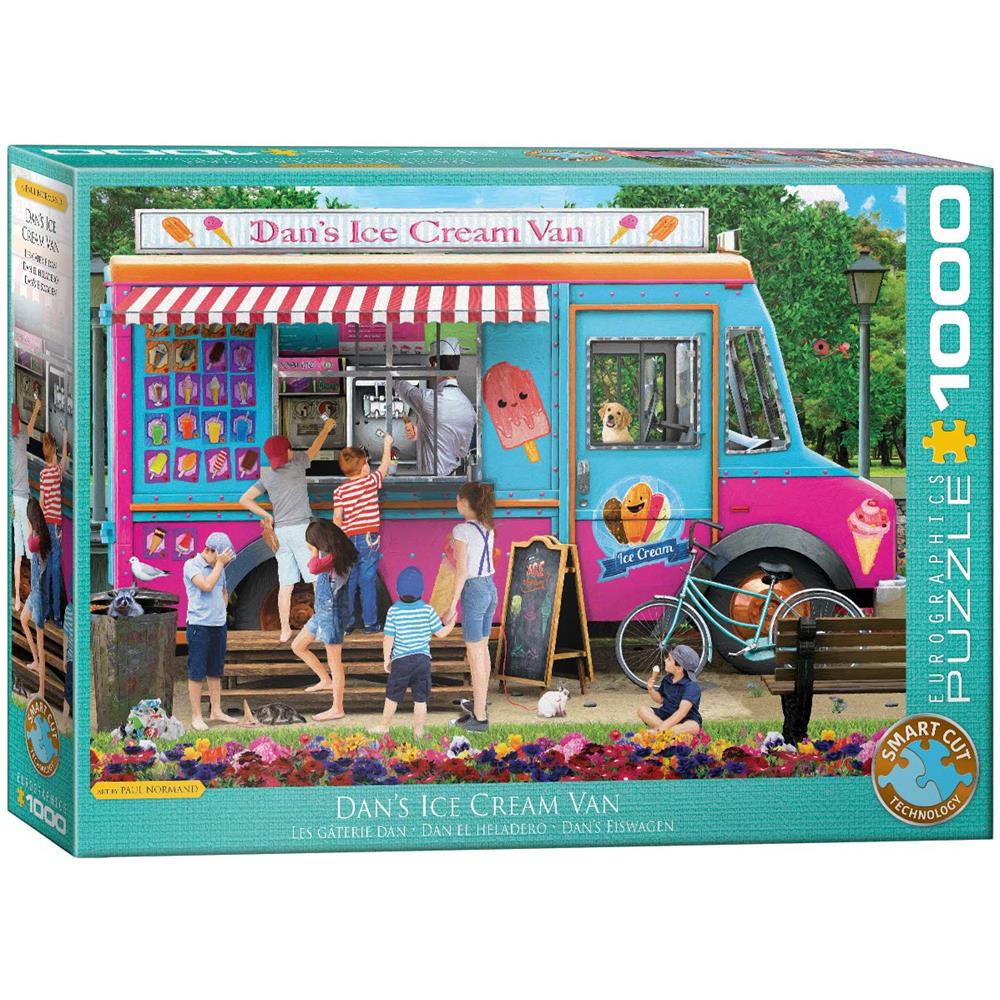 Dans Ice Cream Van Di Paul Normand Puzzle Da 1000 Pezzi - Foto 1
