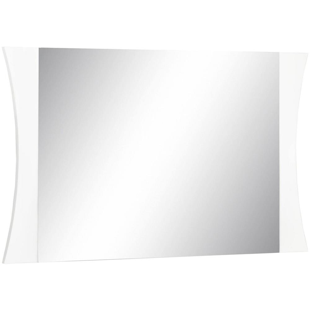 Specchio Diego, Specchio Da Bagno, 100% Made In Italy, Cm 110x2h60, Bianco Lucido - Foto 2