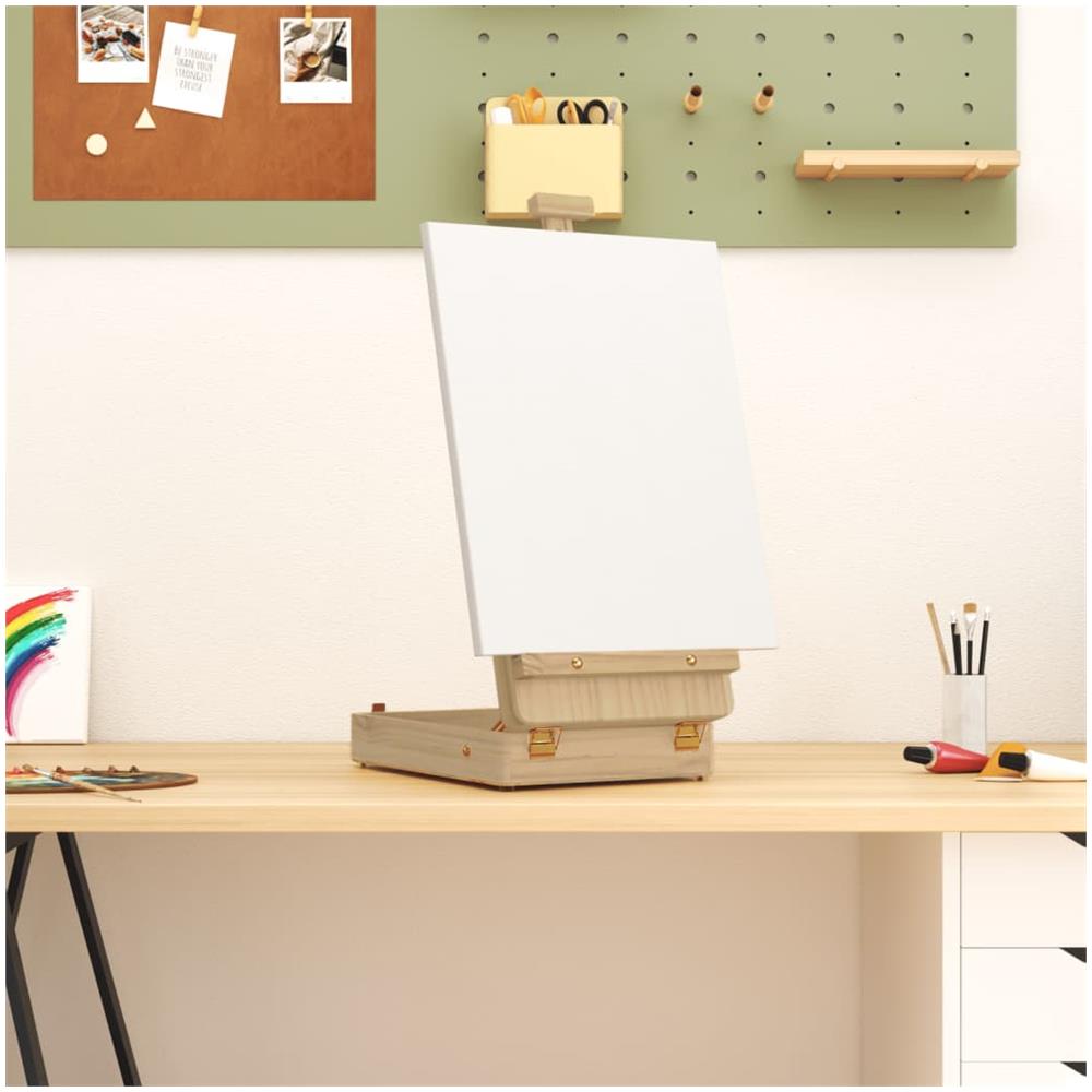 Cavalletto Da Tavolo 27x43x68 Cm In Legno Massello Di Pino - Foto 1