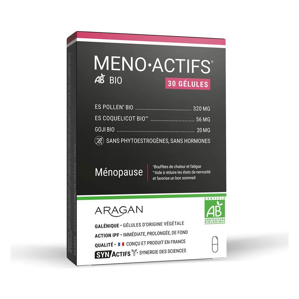 Menoactifs® Organic X30 Capsule Sinattivi Della Menopausa - Foto 1