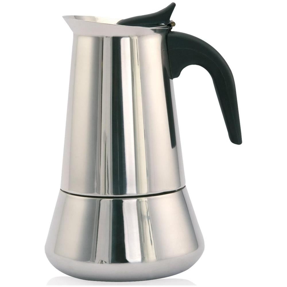 KFI 1260 caffettiera manuale Moka Nero, Acciaio inossidabile - Foto 1