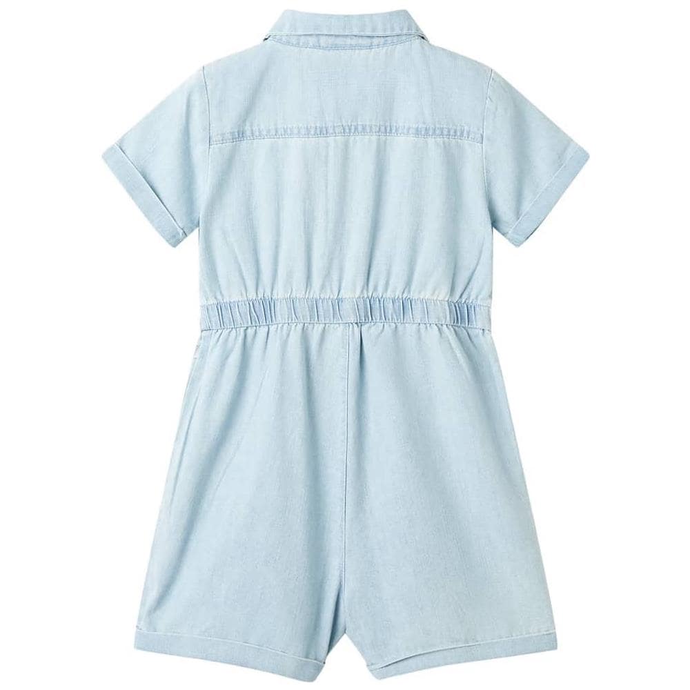Tutina da Bambina a Maniche Corte Blu Tenue 104 - Foto 2