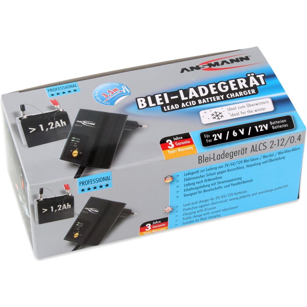Caricabatteria per Auto Scooter Motocicletta Batterie Piombo / Piombo-Gel 12V 6V 2V - Foto 3