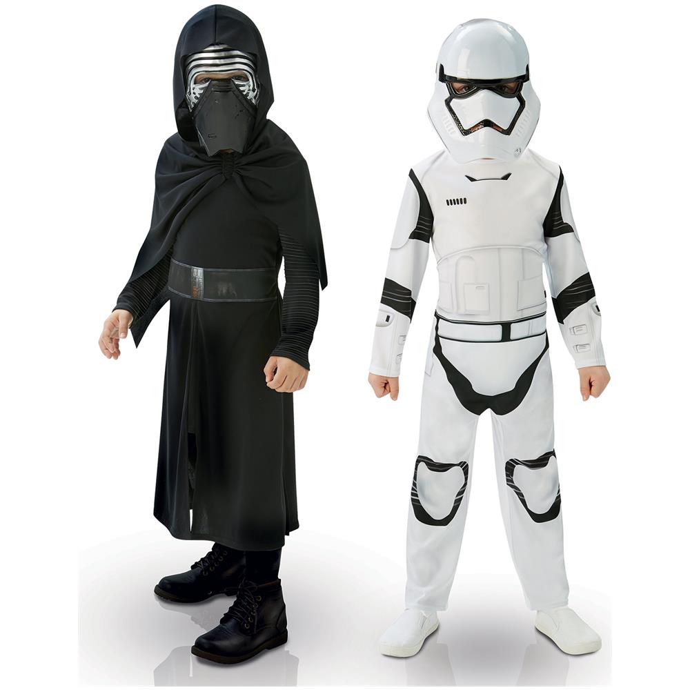 Confezione 2 Costumi Star Wars Vii Bambino 5 A 6 Anni - Foto 1