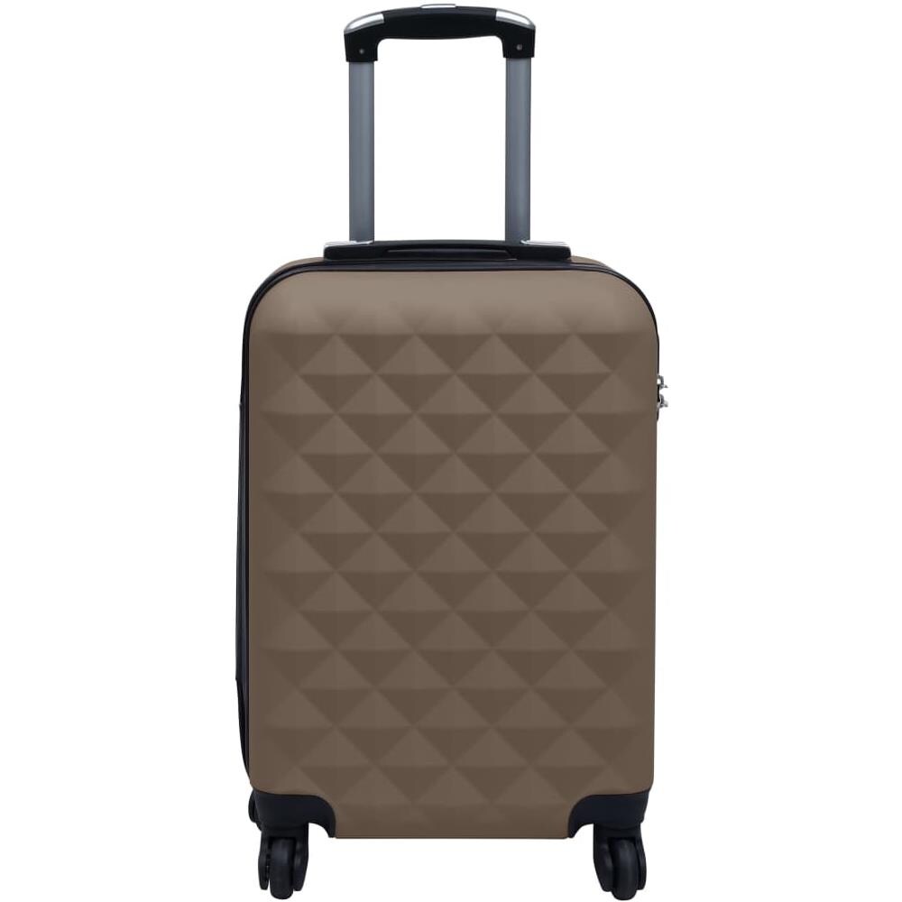 Trolley A Custodia Rigida Marrone Abs - Foto 2