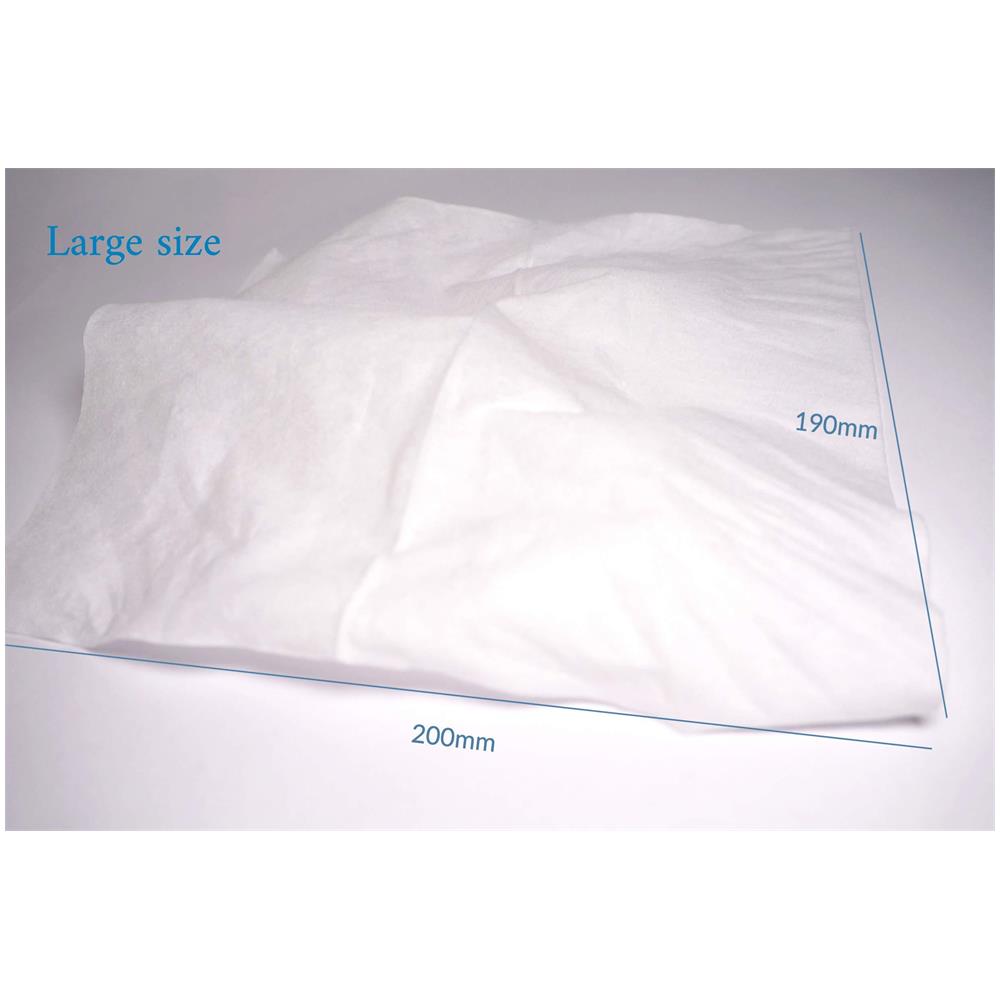 Puro Cotone Salviette Secco Biodegradabile Chimico-free E Plastica-free Panni Per La Cura Del Bambino Pannolino Liners Trucco Rimuovere Paziente Di Pulizia E Pulizia Dellanimale Domestico 200 Salviette. . . - Foto 4