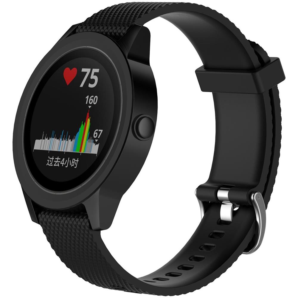 Compatibile Con Garmin Forerunner 245/245m Braccialetto In Silicone Nero - Foto 14