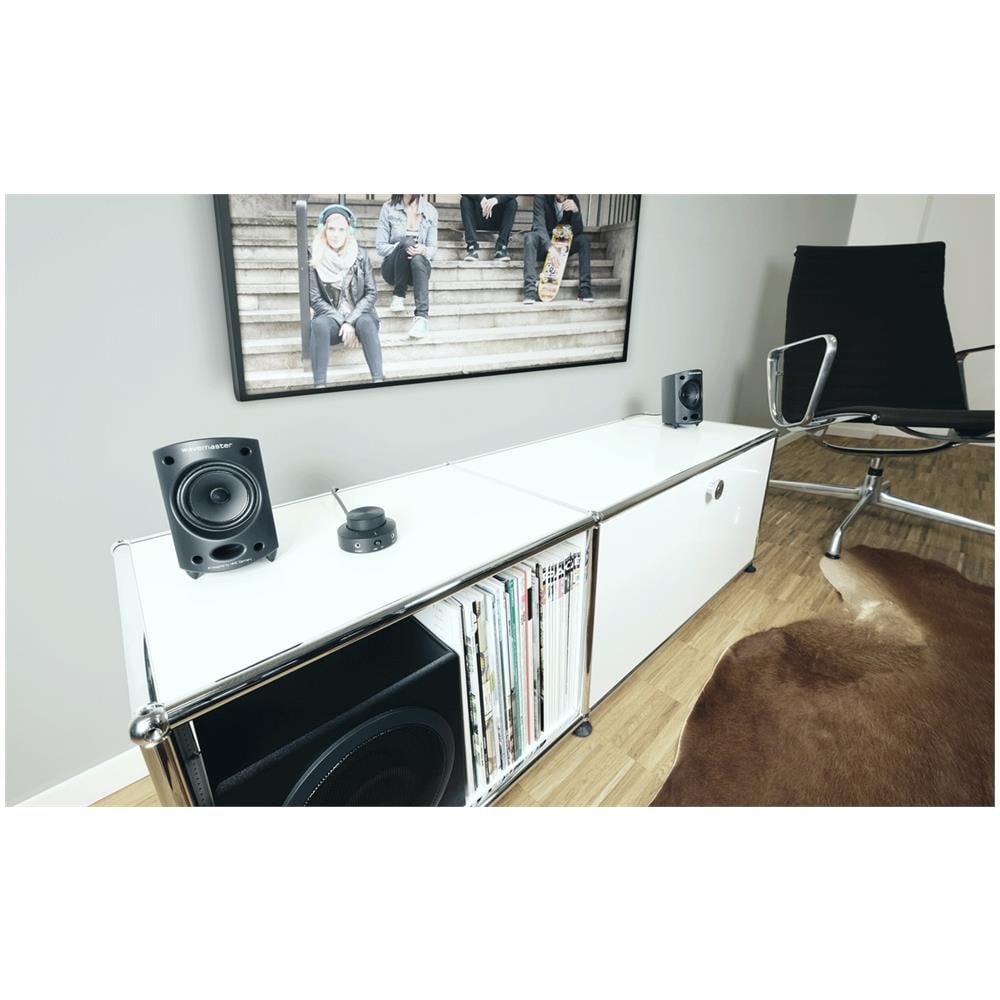 Moody BT Sistema di Altoparlanti 2.1 Canali Potenza 65 Watt Cablato / Bluetooth Colore Nero - Foto 6