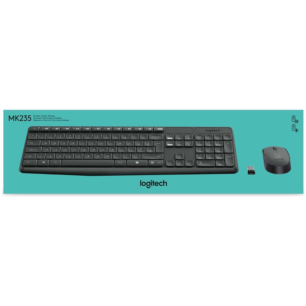 Tastiera e Mouse Wireless 920-008031  per Universale Colore Grigio - Foto 6