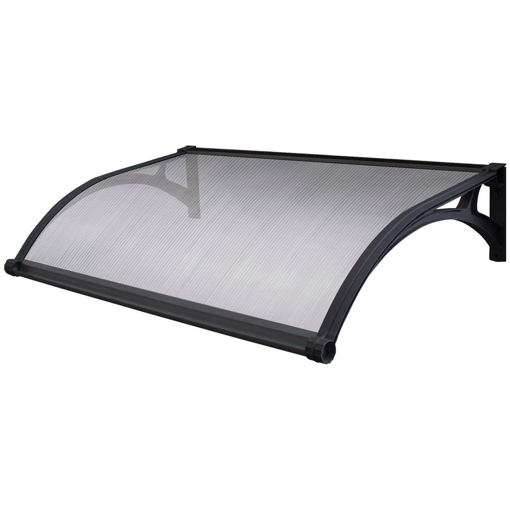 Leddy - Pensilina Porta Ingresso In Policarbonato Alveolare Fotovoltaica Con Led - Foto 1