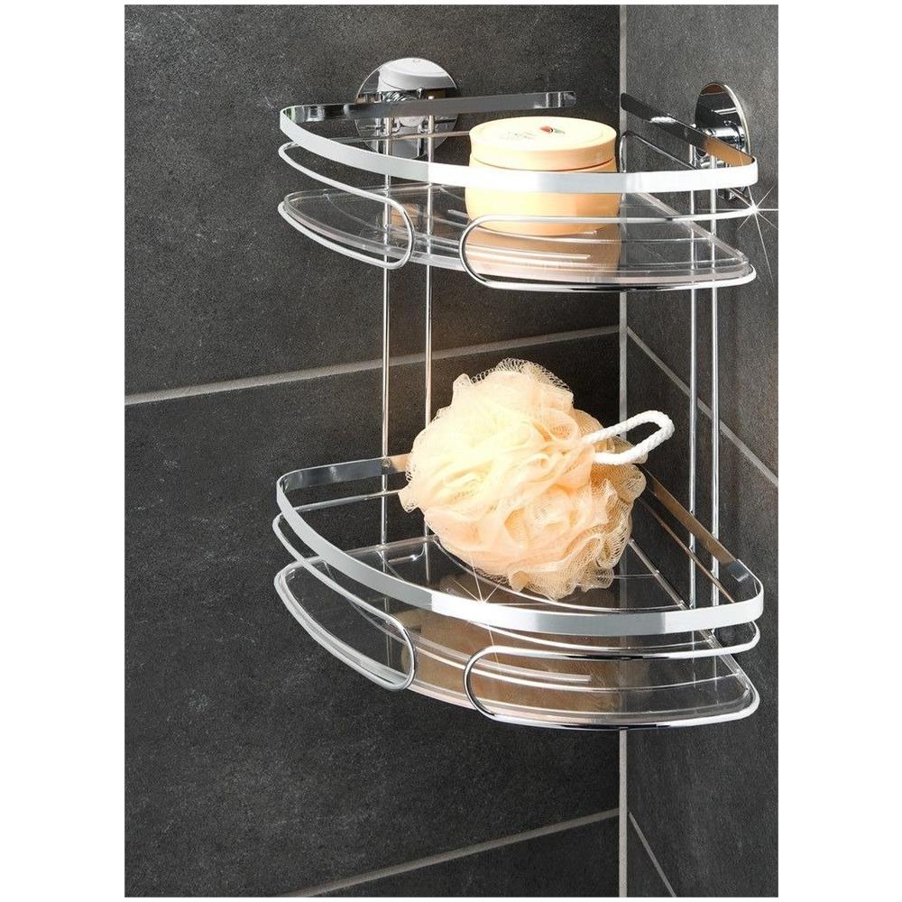 Turbo-fix Mensola Bagno Angolare, 2 Livelli, - Foto 2