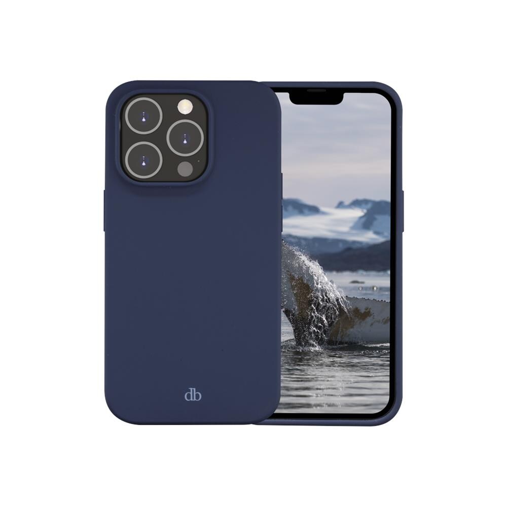 Greenland - Custodia per iPhone 14 Pro in 100 Plastica Riciclata - Blu - Foto 1