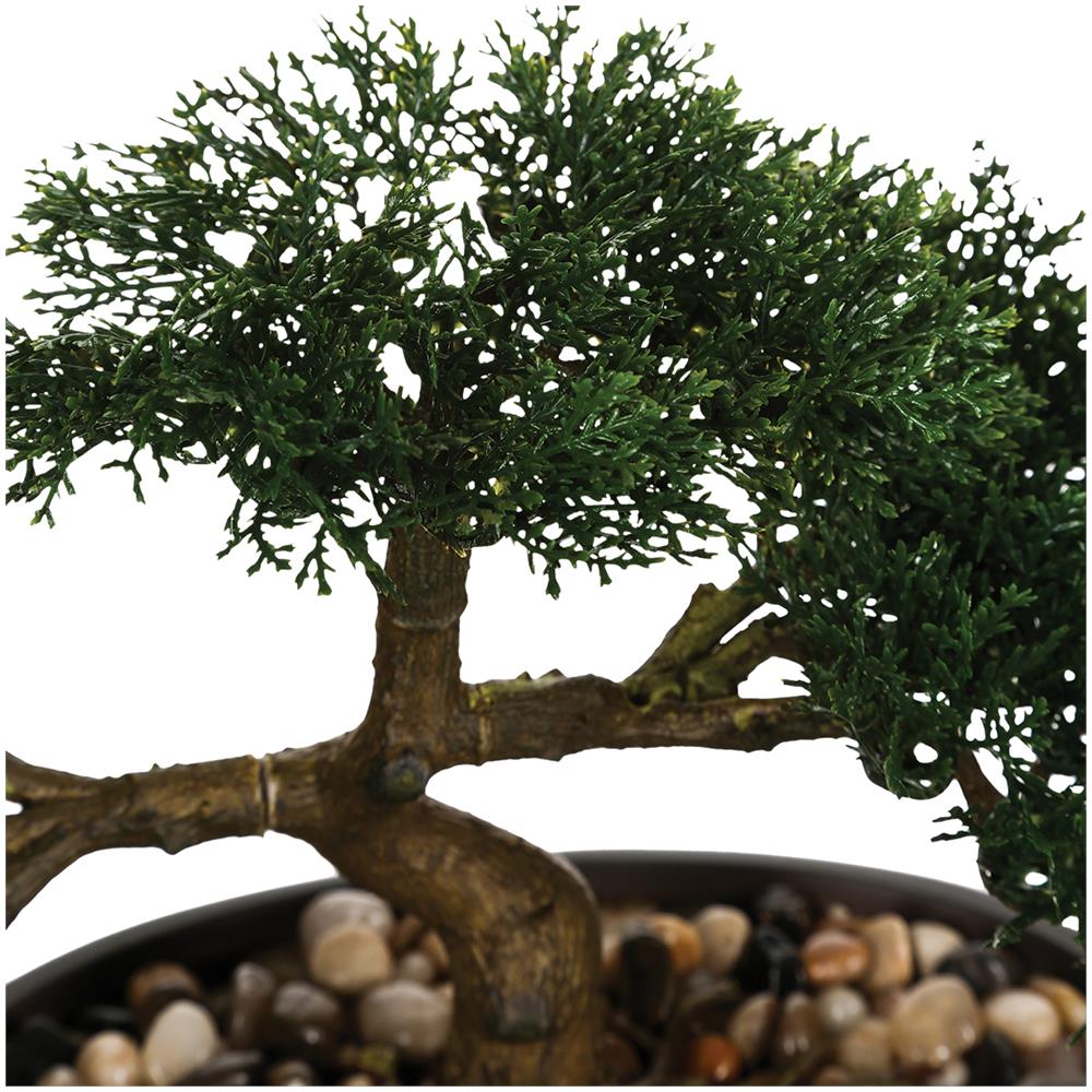 Pianta Bonsai Artificiale Con Vaso Verde - Foto 2
