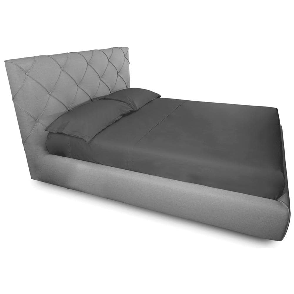 Completo Lenzuola Made In Italy In Puro Cotone Tinta Unita Varie Colorazioni Singolo Piombo - Foto 1