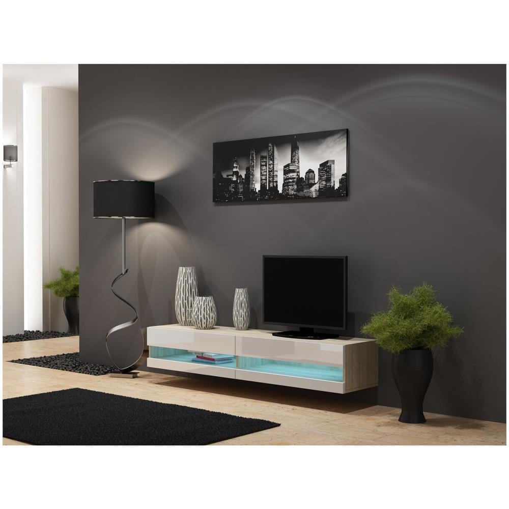 Mobile Tv Rtvvigo180n So /b Bianco 180 X 30 X 40 Cm - Foto 1