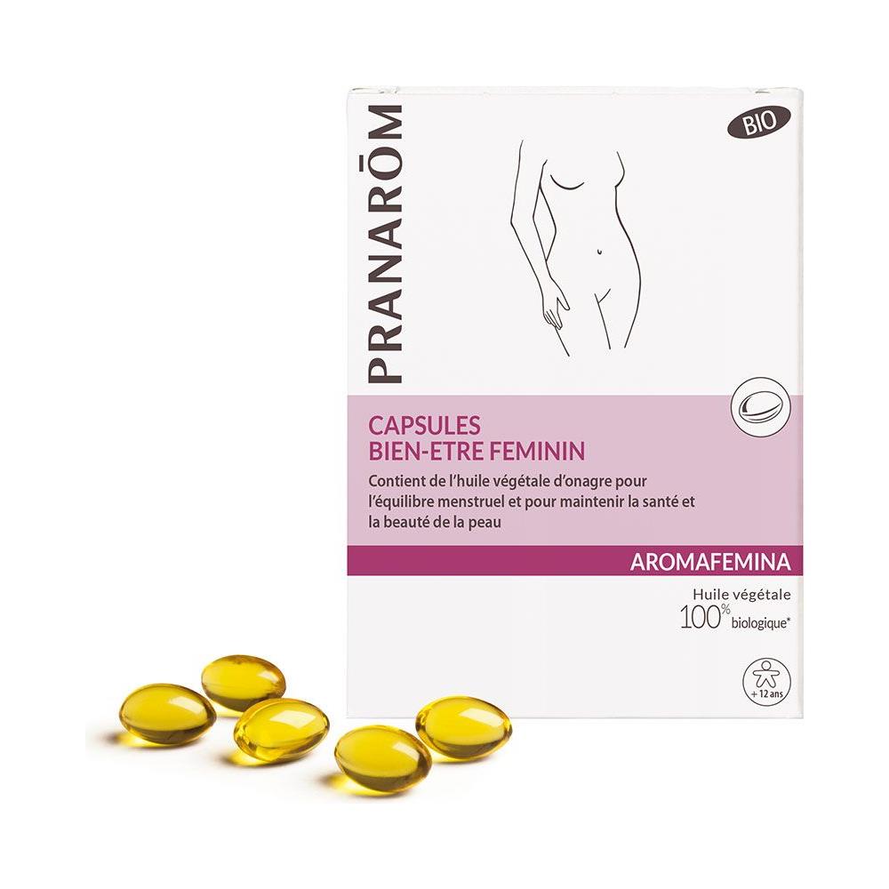 Bien Etre Feminin Onagre Bio 30 Capsule Aromafemina Aromafemina - Foto 1