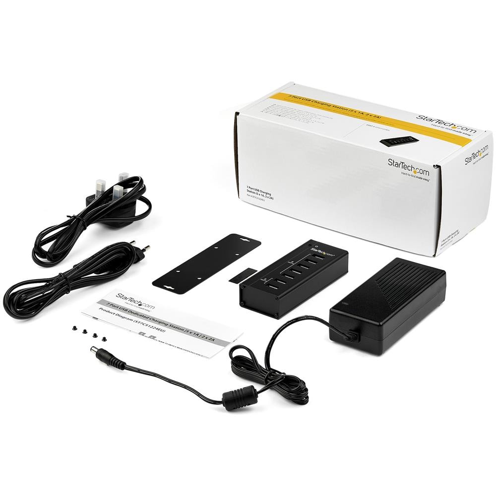 Stazione Ricarica a 7 porte USB con 5x Porte 1A e 2x Porte 2A - Foto 4
