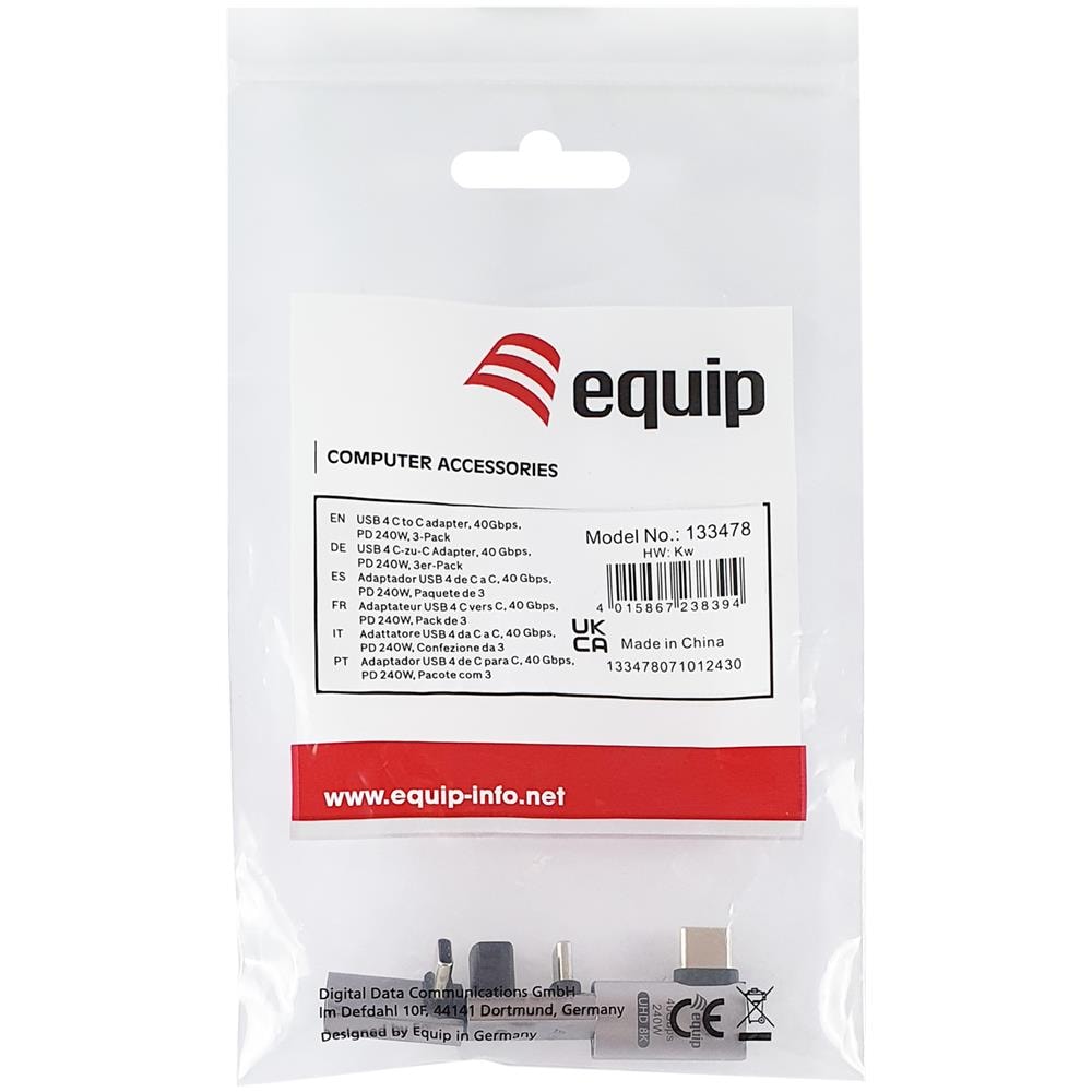 133478 Adattatore Per Inversione Del Genere Dei Cavi USB C Nero, Grigio - Foto 6