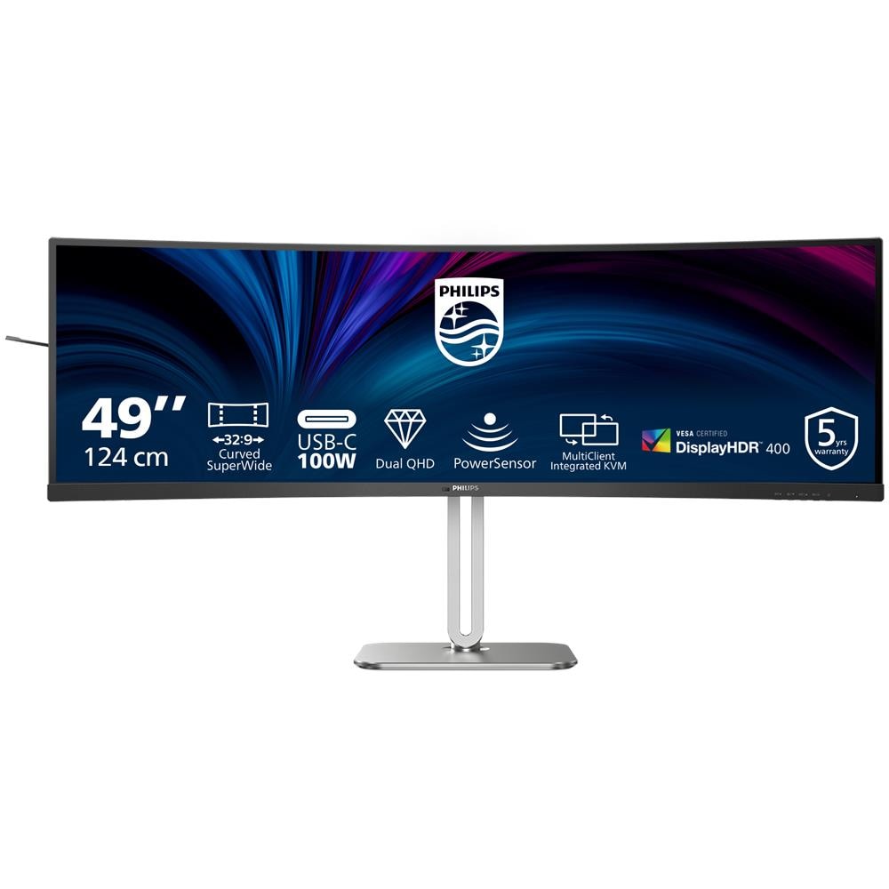 5000 series 49B2U5900C / 00 Monitor PC 124 cm (48.8") 5120 x 1440 Pixel Dual QHD LCD Nero - Foto 1