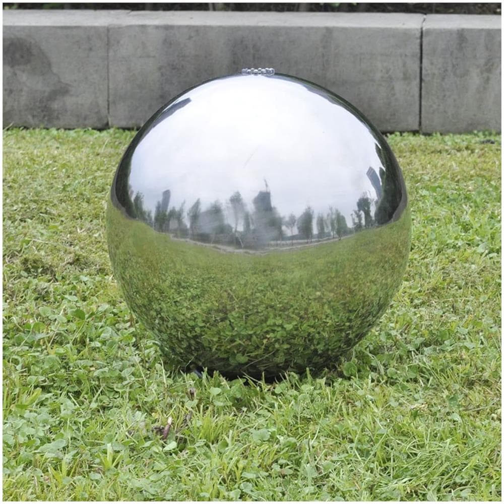 Fontana da Giardino a Sfera con LED in Acciaio Inox 20 cm - Foto 2