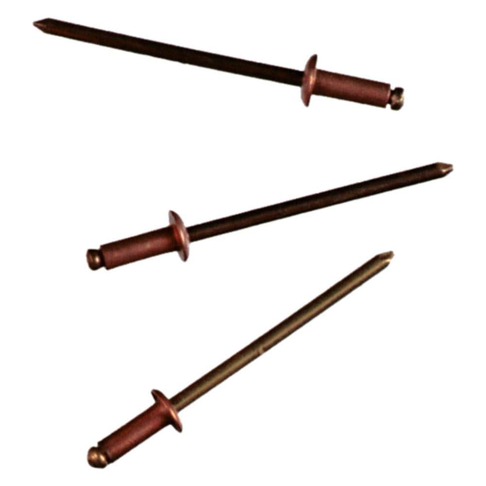 19940200 Rivetti ciechi in rame - Ø 3,2 x 10 mm. - 50 pz. - Foto 1