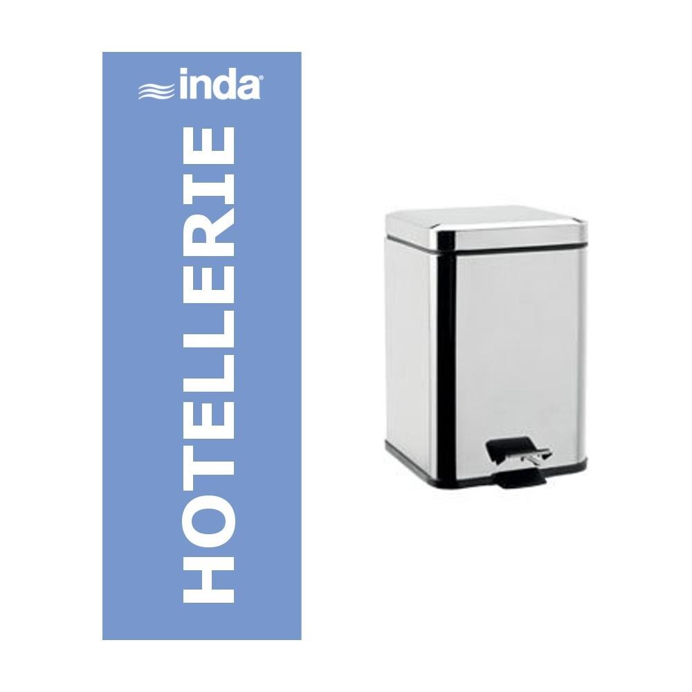 Portarifiuti Con Coperchio E Pedale, , Hotellerie Art. av602aal001 - 3 Litri A Magazzino - Foto 1