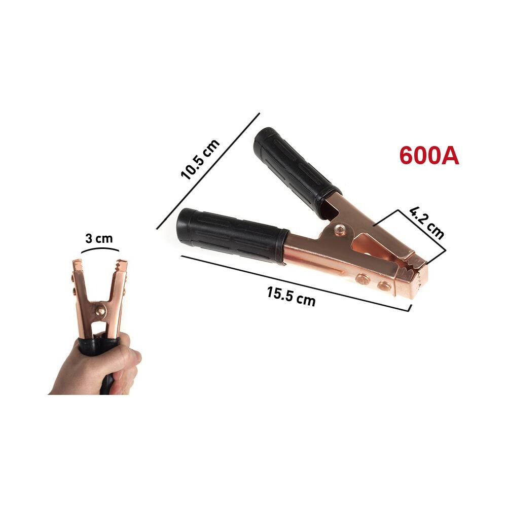 Set Di Due Morsetti Coccodrillo Maclean R / b Mce36 & Mce37 - Foto 2